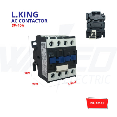 Contactor - 3f 40A - AC - L.KING